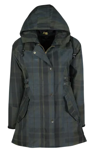 W315 - Women's Wax Tartan Hooded Katrina - DUNDEE