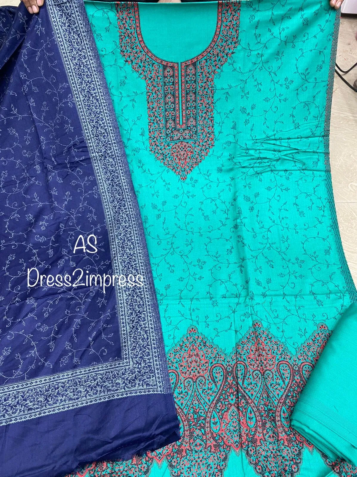 Winter Wear Kani Dress Material